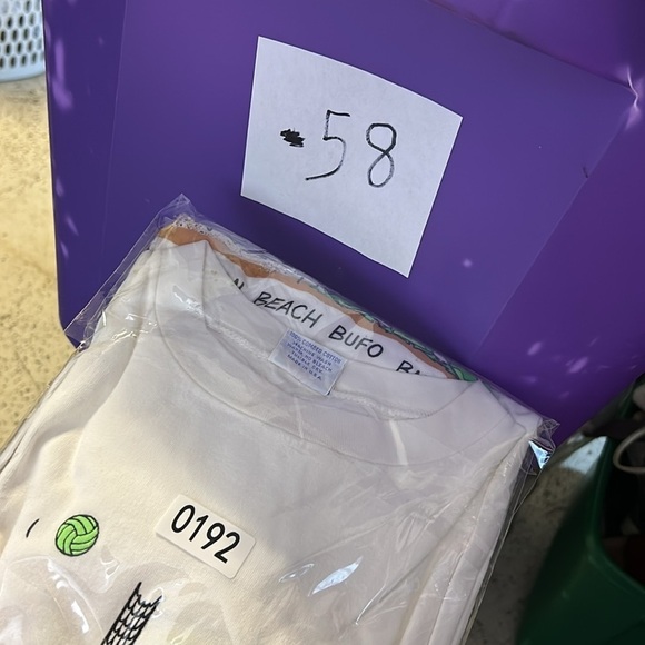 Crazy Shirt Hawaii Beach Bufo volleyball Frog Print Single stitch 80s T-Shirt - Picture 16 of 16